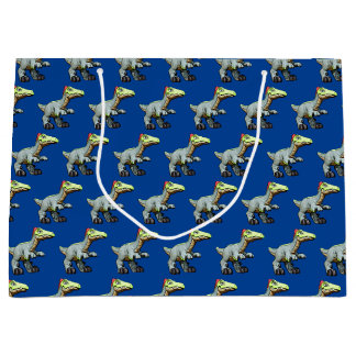 Sacola Para Presentes Grande Dilophossauro, brinquedo de animação do dinossauro