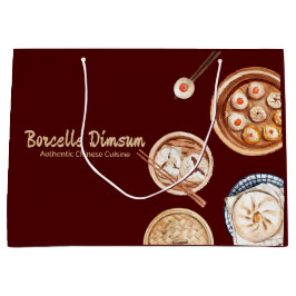 Sacola Para Presentes Grande Dimsum Watercolor business