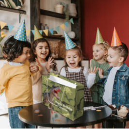 Sacola Para Presentes Grande Dinossauro T Rex Jurassic Mundo