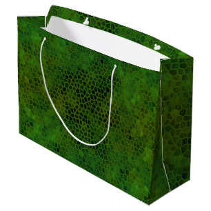 Sacola Para Presentes Grande Dinossauro Verde Ocultar Saco do Presente