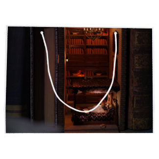 Sacola Para Presentes Grande Diorama do livro miniatura - leitura na cama