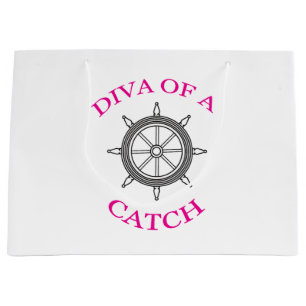 Sacola Para Presentes Grande "Diva de uma Captura"