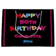 Diversão Colorida Nome Personalizado Ano Data Feli