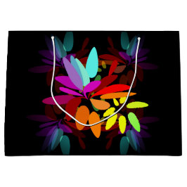 Sacola Para Presentes Grande Diversão do estilo Psicodélico moderno Rainbow Imp