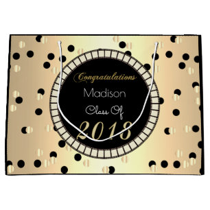 Sacola Para Presentes Grande Divertimento & graduação 2018 elegante