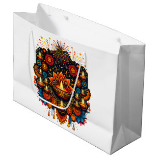 Sacola Para Presentes Grande Diwali