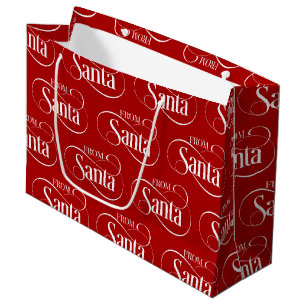 Sacola Para Presentes Grande Do Natal do Papai Noel