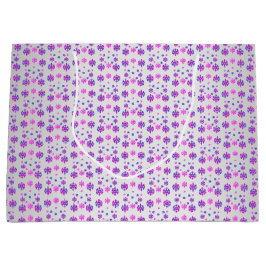 Sacola Para Presentes Grande Doce 16 Floco de Neve de inverno Aniversário