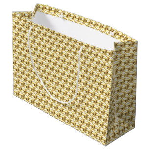 Sacola Para Presentes Grande Dourado