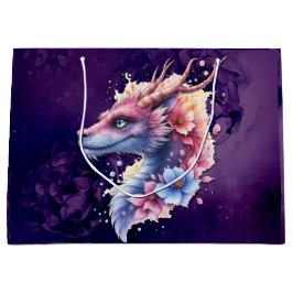 Sacola Para Presentes Grande Dragão Guardião Gentil.