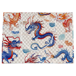 Sacola Para Presentes Grande dragão voador Gift Bag