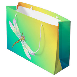 Sacola Para Presentes Grande Dragonfly