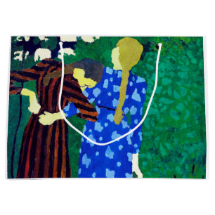 Sacola Para Presentes Grande Duas Meninas, Edouard Vuillard