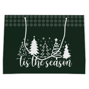 Sacola Para Presentes Grande É a Temporada Saca de Presente de Natal Árvore de