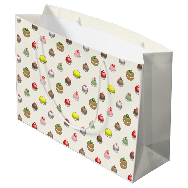 Sacola Para Presentes Grande É hora de bolos T-Shirt (Verso inclinado)