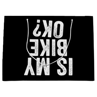 Sacola Para Presentes Grande É O Meu Presente Engraçado Para Os Bikers?