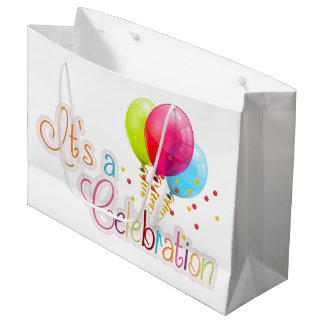 Sacola Para Presentes Grande É Uma Celebração