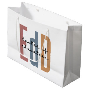 Sacola Para Presentes Grande EdD Doutorado Em Educação