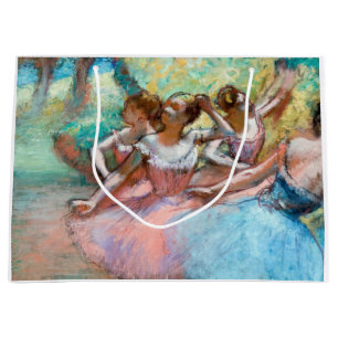 Sacola Para Presentes Grande Edgar Degas - Quatro Ballerinas no Palco