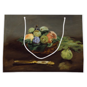 Sacola Para Presentes Grande Edouard Manet - Cesto de Frutas