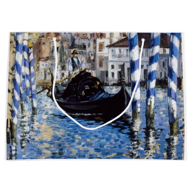 Sacola Para Presentes Grande Edouard Manet - Grande Canal, Veneza (Frente)