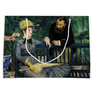 Sacola Para Presentes Grande Edouard Manet - No Conservatório