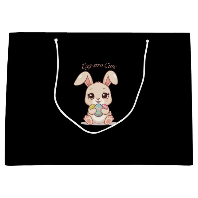 Sacola Para Presentes Grande Egg-stra Cute (Frente)