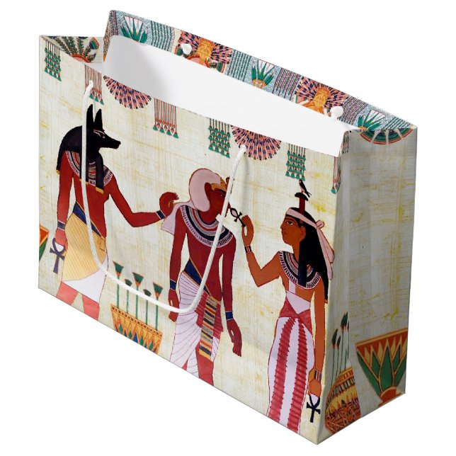 Sacola Para Presentes Grande Egípcio Royal Papyrus Large Gift Bag (Frente inclinada)