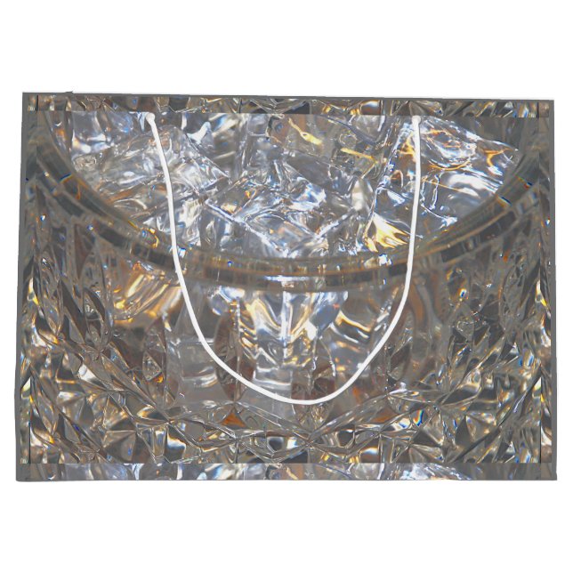 Sacola Para Presentes Grande Egleesia Elegant Chic Holiday  (Verso)