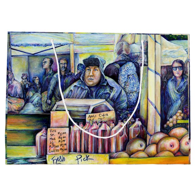 Sacola Para Presentes Grande Ele Ouviu, O Que Eu Vi (Verso)