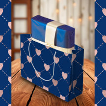 Elegante cor-de-rosa - Padrão cardíaco romântico