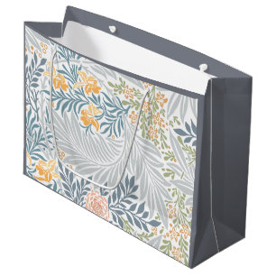 Sacola Para Presentes Grande Elegante design de palma Floral
