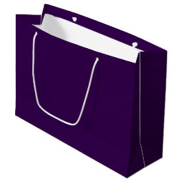 Sacola Para Presentes Grande Elegante Sólido Roxo Escuro