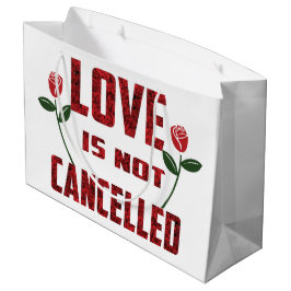 Sacola Para Presentes Grande Elegante Te Ama Por Dia de os namorados