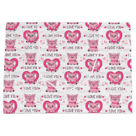 Sacola Para Presentes Grande Engraçado Pig Love Pun