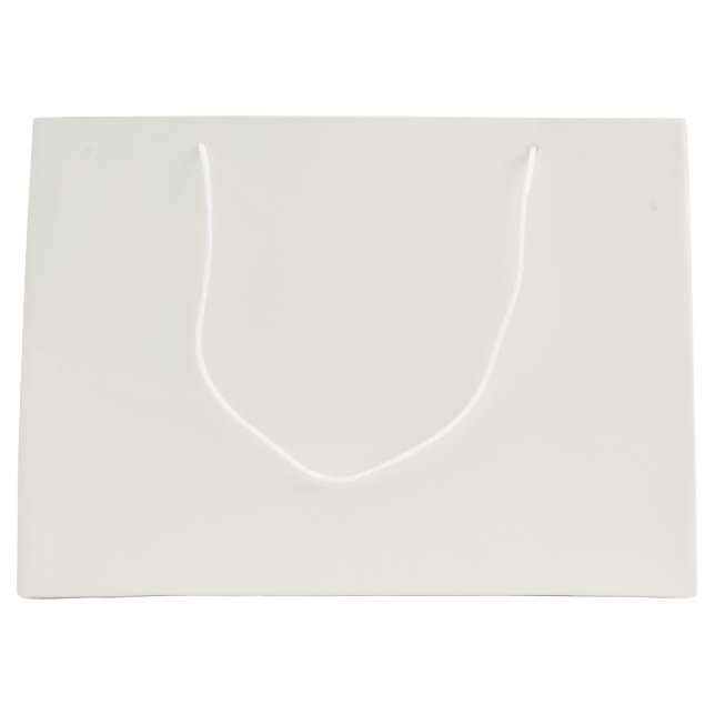 Sacola Para Presentes Grande esbranquiçado, branco-leite, branco-quente (Frente)