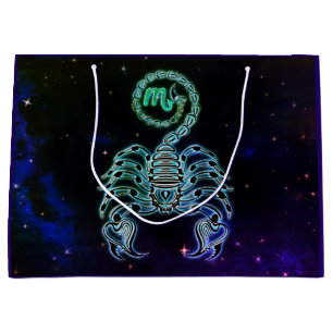 Sacola Para Presentes Grande escorpião da bolsa de presente do escorpião zodiac