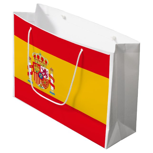 Sacola Para Presentes Grande Espanha (Frente inclinada)