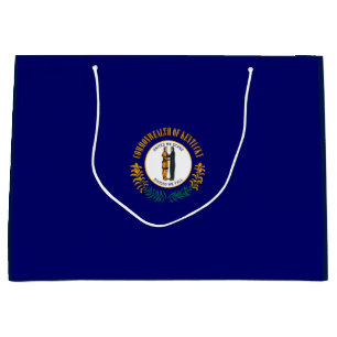 Sacola Para Presentes Grande Estado do Kentucky Flag Design