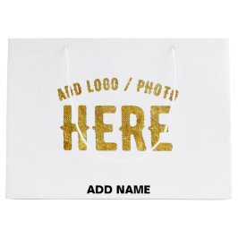 SACOLA PARA PRESENTES GRANDE ESTILO MODERNO PERSONALIZÁVEL BRANCO VERIFICADO MA