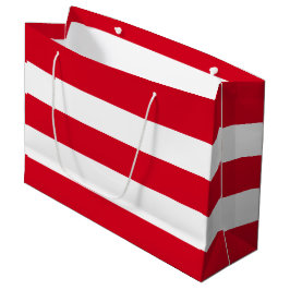 Sacola Para Presentes Grande Estirpes Brancas Simples Elegantes