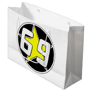 Sacola Para Presentes Grande Estrela Amarela 69 