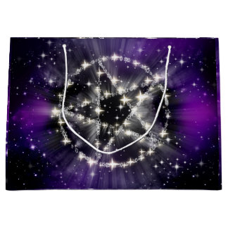 Sacola Para Presentes Grande Estrelas e sacos de presente de pentagrama