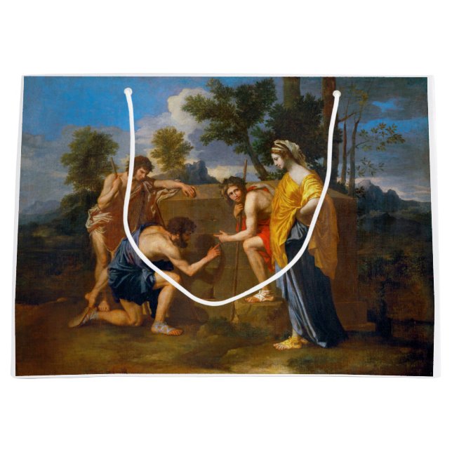 Sacola Para Presentes Grande Et em Arcadia ego, Poussin (Frente)