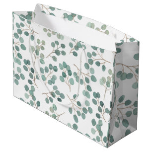 Sacola Para Presentes Grande Eucalyptus