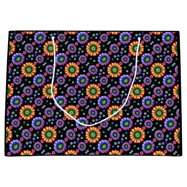 Sacola Para Presentes Grande Explosão Psicodélica (Frente)