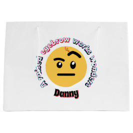 Sacola Para Presentes Grande Eyebrow Sass: A Raised Eyebrow Works Wonders