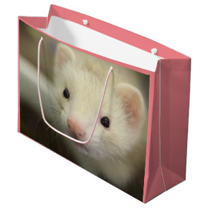 Sacola Para Presentes Grande Face de Ferret