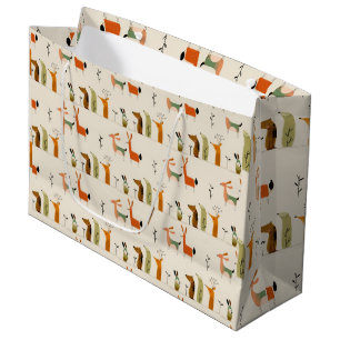 Sacola Para Presentes Grande Fantasia em Woodland