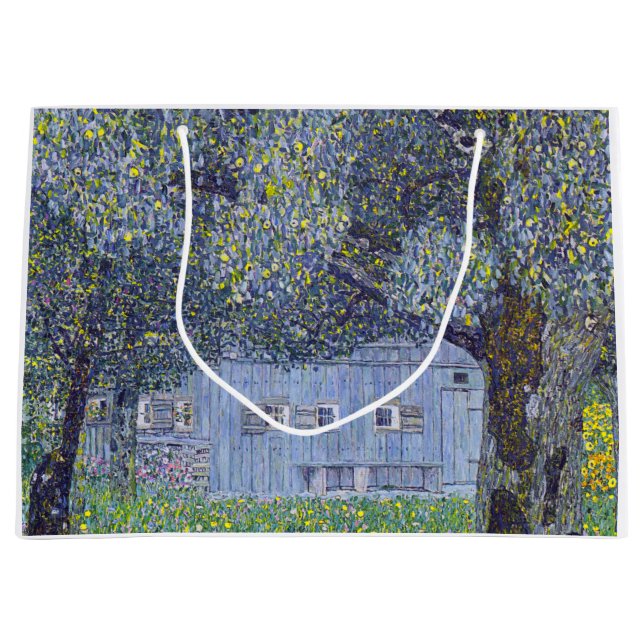 Sacola Para Presentes Grande Farmhouse, Gustav Klimt (Frente)